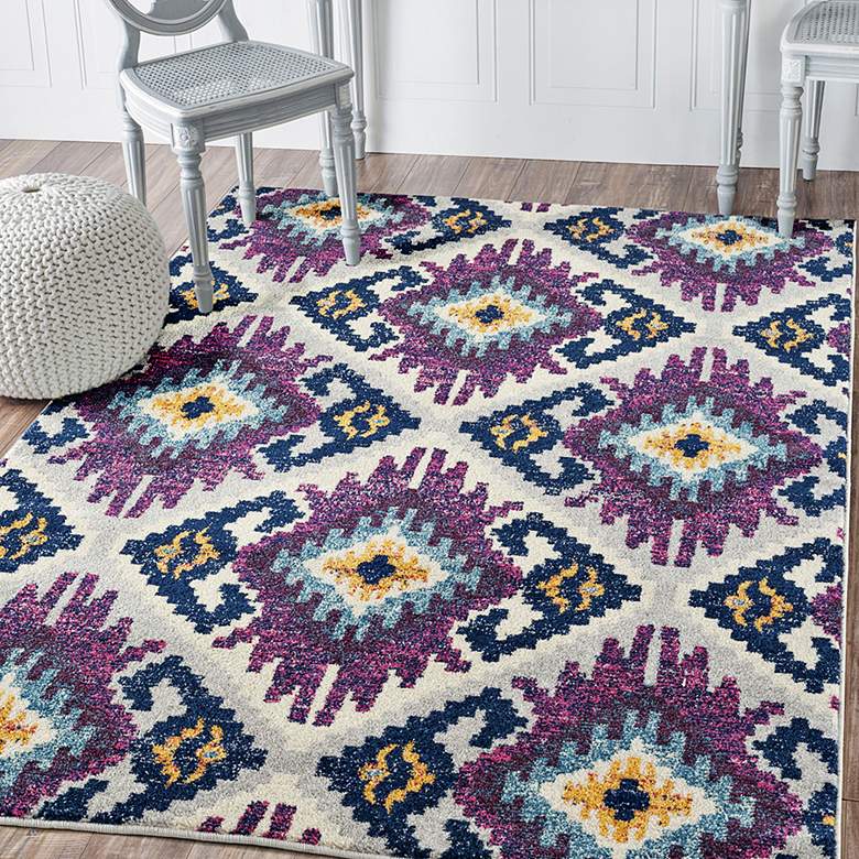 Image 1 Abigail Willa 5'3"x7'2" Plum Area Rug