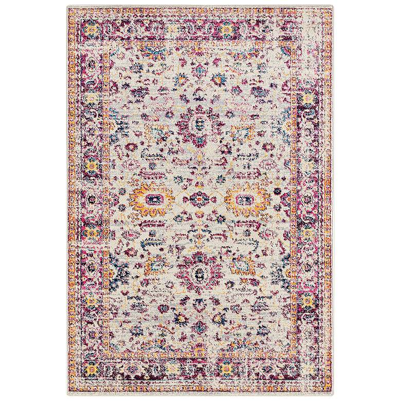 Image 1 Abigail Yanet 5&#39;3 inchx7&#39;2 inch Cream Area Rug