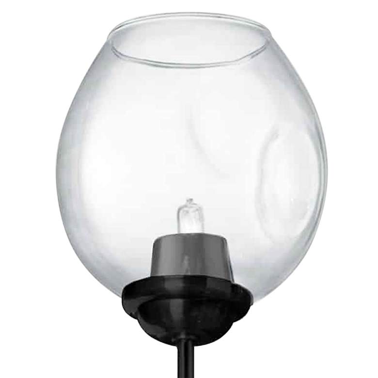 Image 3 Abii 14 3/4" High Painted Black Wall Sconce more views