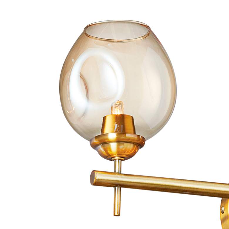 Image 3 Abii 18 1/4" Wide Vintage Bronze 3-Light Bath Light more views