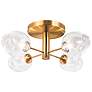 2_Abii 20.5" Wide 4 Light Vintage Bronze Semi-Flush Mount