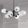 1_Abii 26" Wide Black 8-Light Chandelier