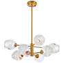3_Abii 26" Wide Vintage Bronze 8-Light Chandelier