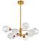 Abii 26" Wide Vintage Bronze 8-Light Chandelier