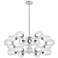 Abii 32 3/4" Wide Polished Chrome 18-Light Chandelier