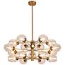 Abii 32 3/4" Wide Vintage Bronze 18-Light Chandelier