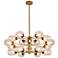 Abii 32 3/4" Wide Vintage Bronze 18-Light Chandelier