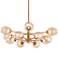 Abii 33" Wide Vintage Bronze 12-Light Chandelier