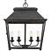 Abingdon 21 1/4"W Antique Black Iron 4-Light Lantern Pendant