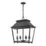 4_Abingdon 21 1/4"W Antique Black Iron 4-Light Lantern Pendant more views