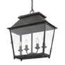 5_Abingdon 21 1/4"W Antique Black Iron 4-Light Lantern Pendant more views