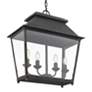 6_Abingdon 21 1/4"W Antique Black Iron 4-Light Lantern Pendant more views