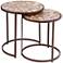Abner 20" Tones of Agate Bunching Accent Table