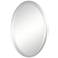 About All-Glass 24" x 36" Frameless Oval Wall Mirror
