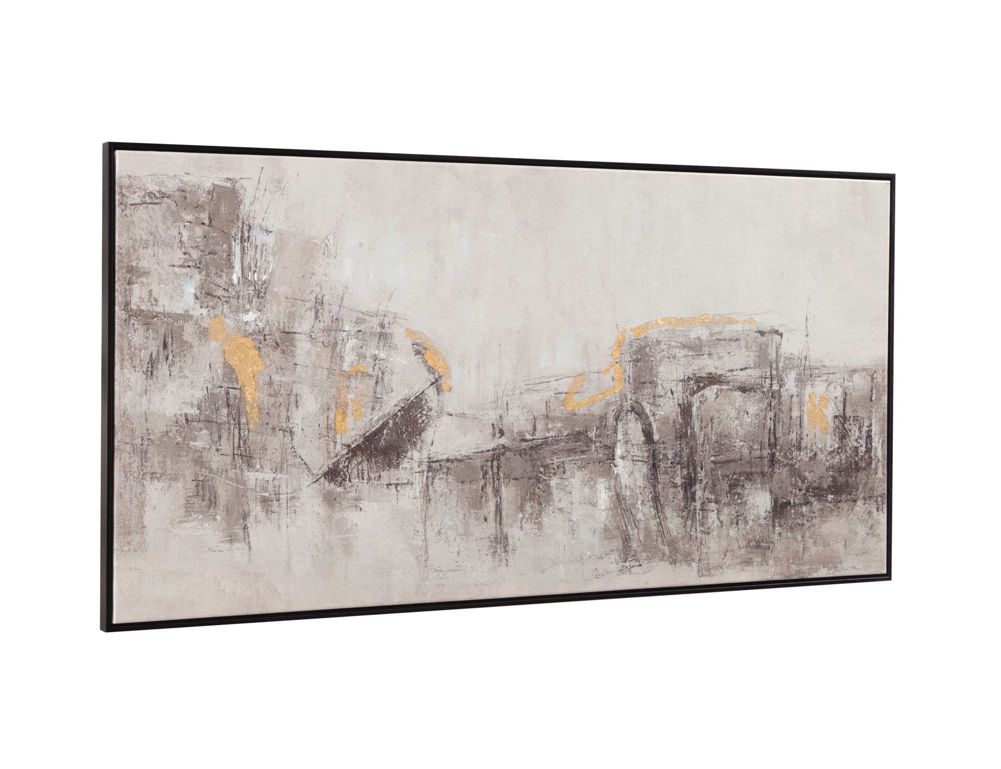 Image 2 About Town 60"L x 30"H Black Framed Canvas more views