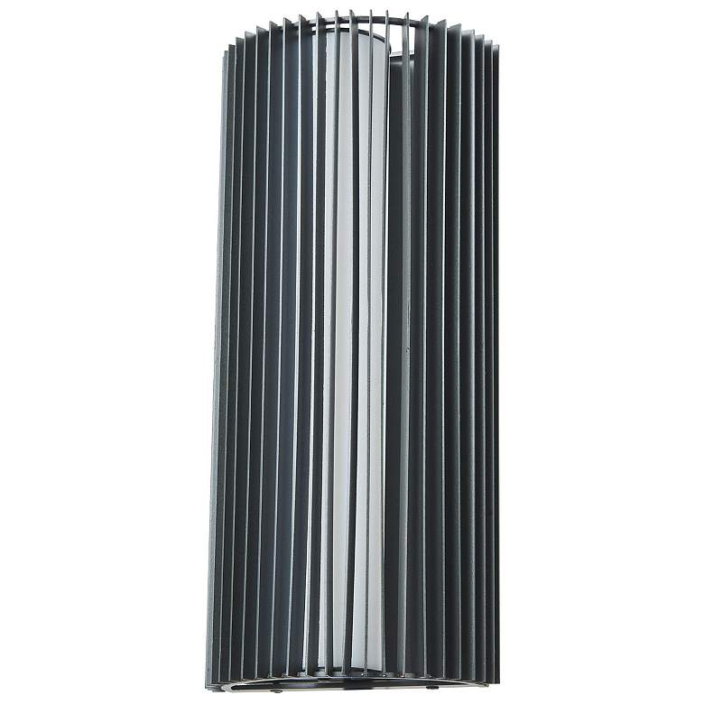 Image 5 Abra 3CCT Marine Grade Steel Ribbed Wall Fixture more views