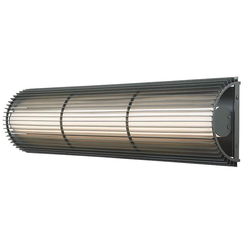 Image 1 Abra 3CCT Marine Grade Steel Ribbed Wall Fixture