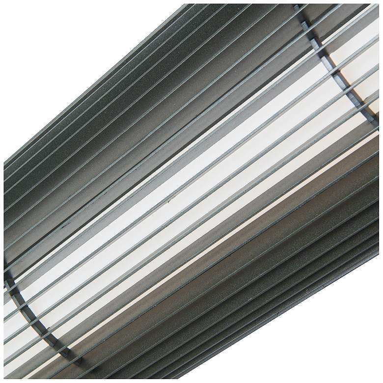 Image 3 Abra 3CCT Marine Grade Steel Ribbed Wall Fixture more views