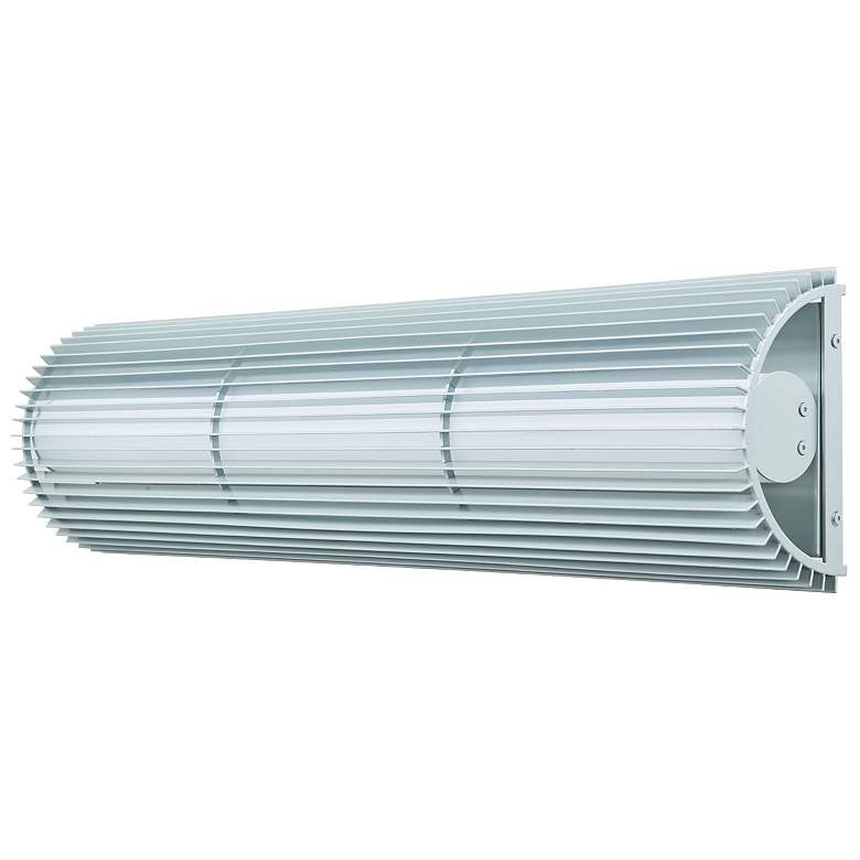 Image 2 Abra 3CCT Marine Grade Steel Ribbed Wall Fixture more views