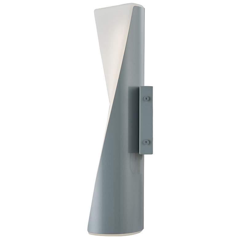 Image 5 Abra 3CCT Twirled Acrylic Wet Location Wall Fixture more views