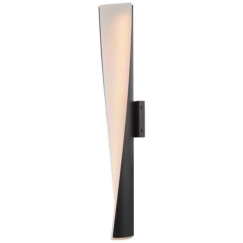 Image 1 Abra 3CCT Twirled Acrylic Wet Location Wall Fixture