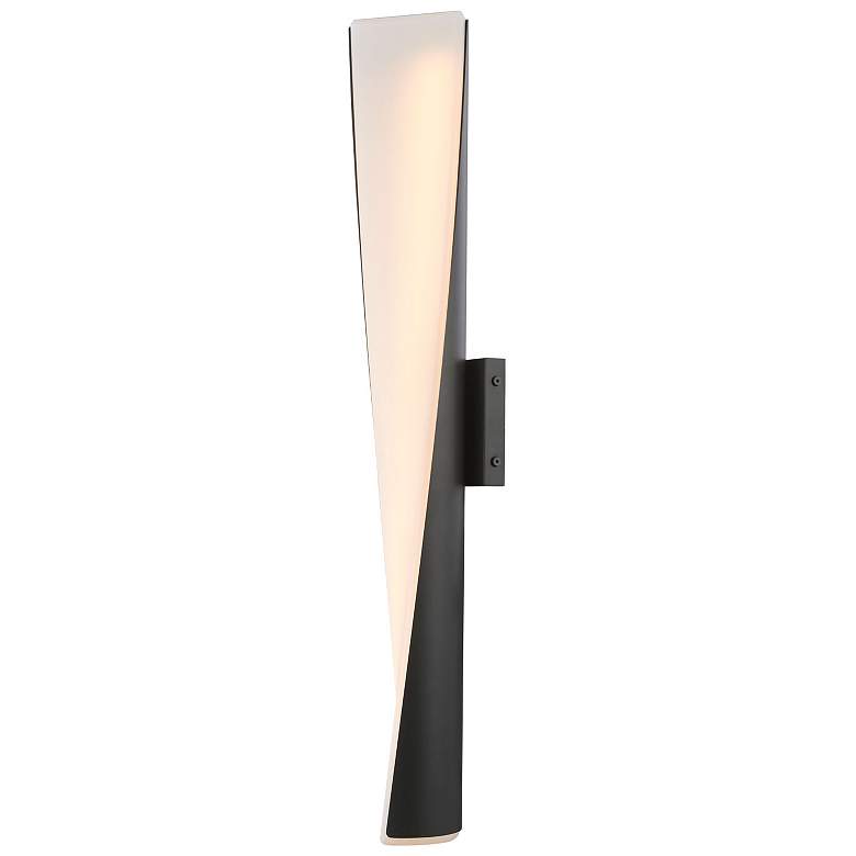 Image 2 Abra 3CCT Twirled Acrylic Wet Location Wall Fixture more views