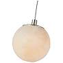 3_Abra Alabaster Stone Orb Pendant includes 120" Cord and Uni-Jack Plug more views