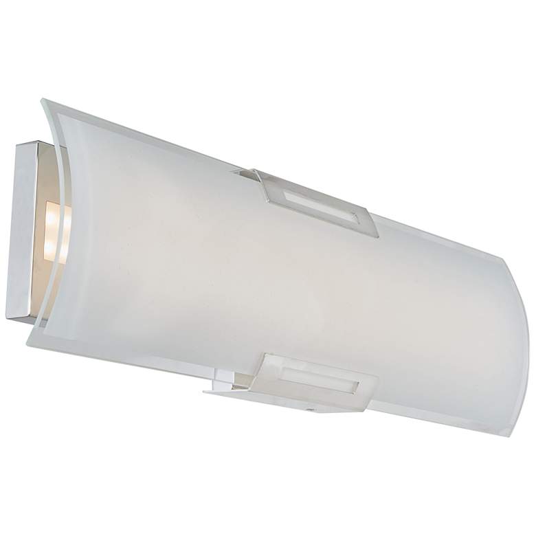 Image 1 ABRA Allure Curved Gass Panel LED Vanity Chrome