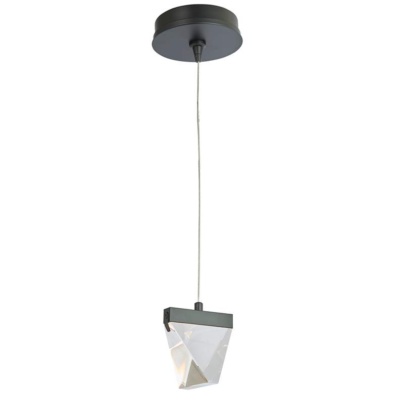 Image 1 Abra Atlas 3- Light Octopus Pendant with Diamond Crystal BN-Brushed Nickel