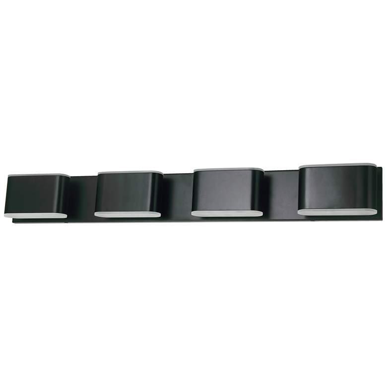 Image 1 ABRA Bianca 4 Light Vanity Fixture Black