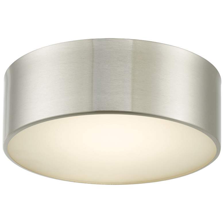 Image 1 ABRA Bongo 10" Cylinder Flushmount LED Nickel