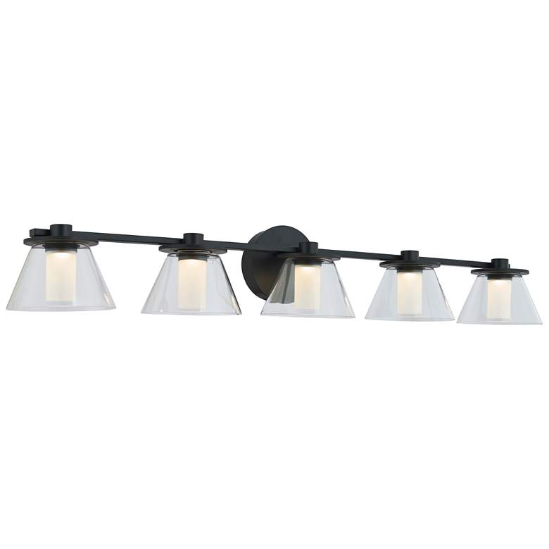 Image 1 ABRA C1 5 Light Clear Glass C1s Diffuser Black