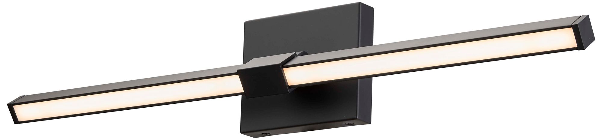 Image 3 ABRA Epee 26" Pivoting Arm Vanity Bar Black more views