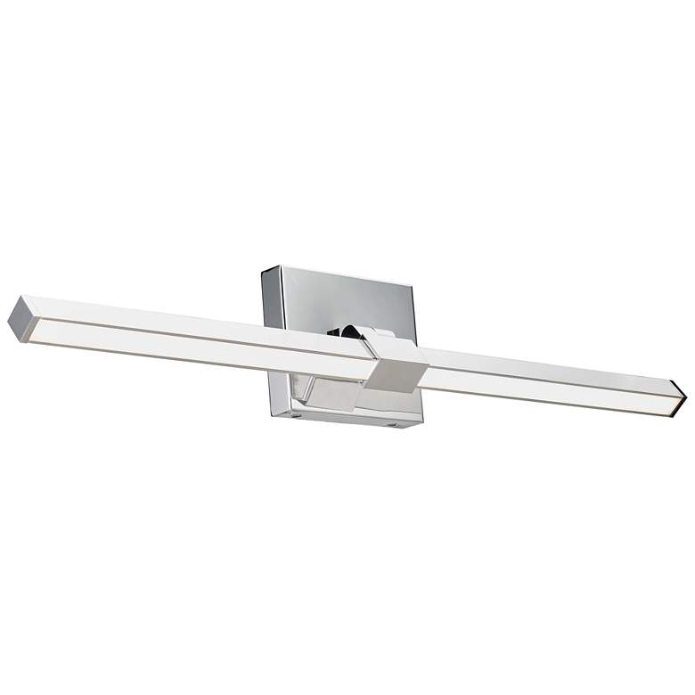 Image 1 ABRA Epee 26" Pivoting Arm Vanity Bar Chrome