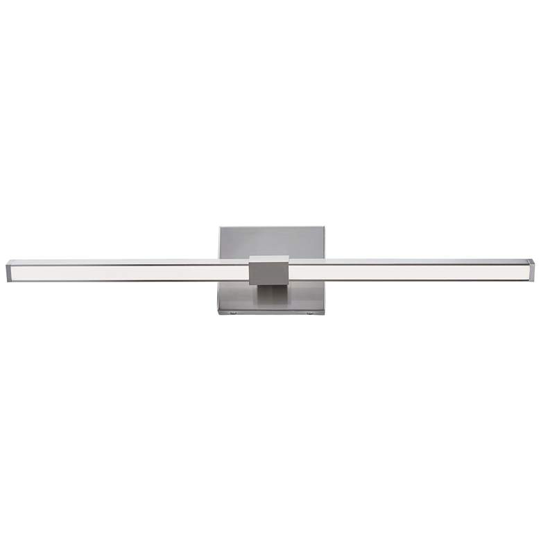 Image 1 ABRA Epee 26" Pivoting Arm Vanity Bar Nickel