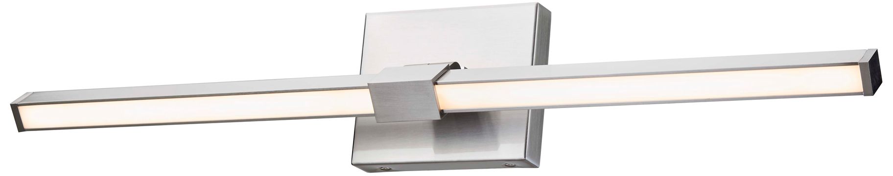 Image 3 ABRA Epee 26" Pivoting Arm Vanity Bar  Nickel more views