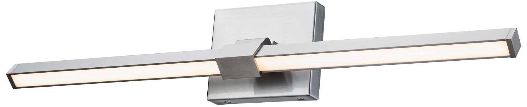 Image 4 ABRA Epee 26" Pivoting Arm Vanity Bar  Nickel more views