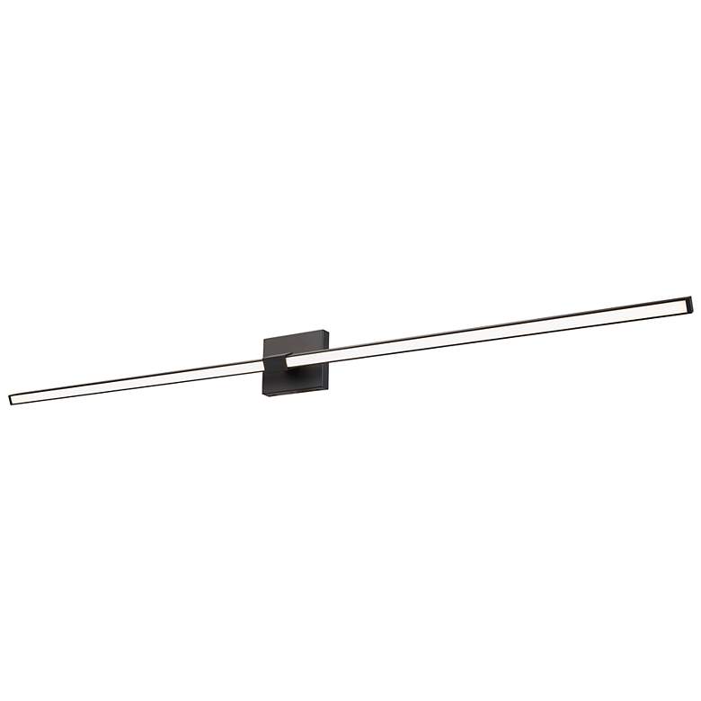 Image 3 ABRA Epee 58" Pivoting Arm Vanity Bar Black more views