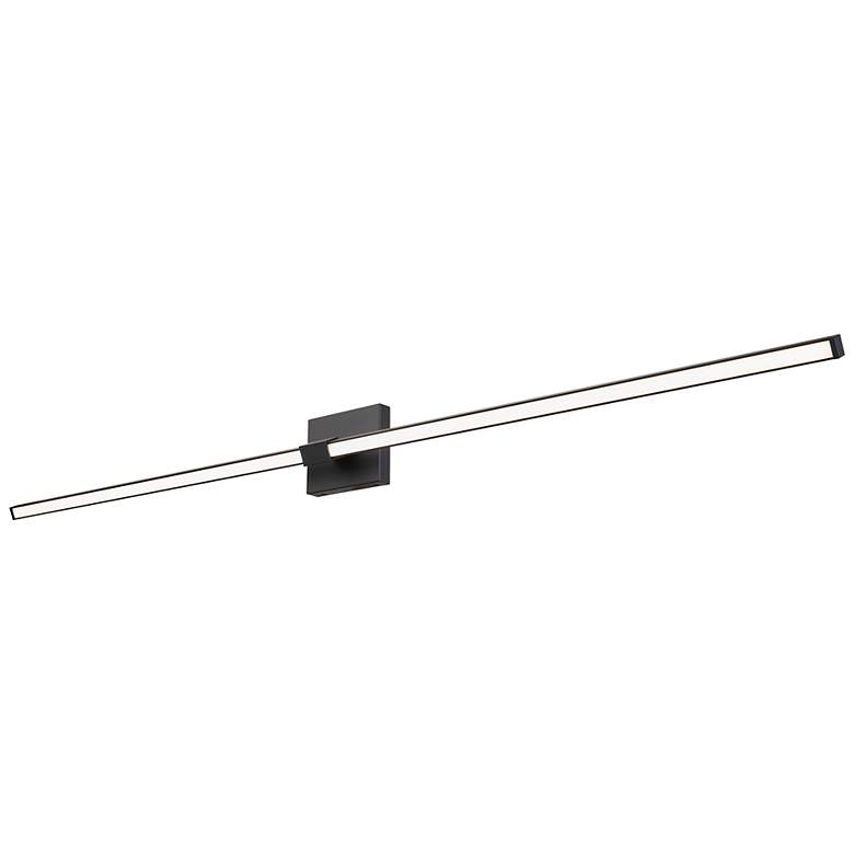 Image 4 ABRA Epee 58" Pivoting Arm Vanity Bar Black more views