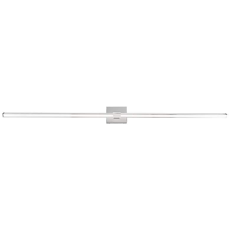 Image 1 ABRA Epee 58" Pivoting Arm Vanity Bar Chrome