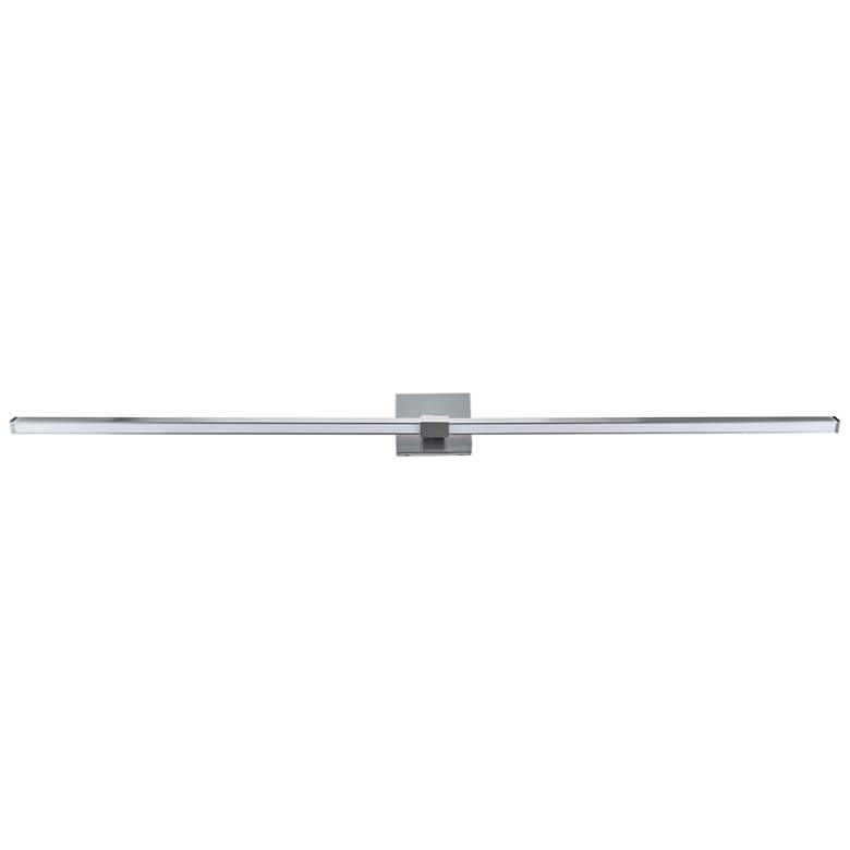 Image 2 ABRA Epee 58" Pivoting Arm Vanity Bar Nickel more views