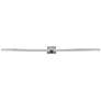 2_ABRA Epee 58" Pivoting Arm Vanity Bar Nickel more views