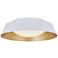 ABRA Flare 18" 3CCK Flared Frame Flushmount Diffuser White with Go
