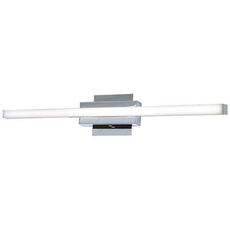 Image 1 ABRA Foil 24" Vertical or Horizontal Mount LED Vanity Bar Chrome