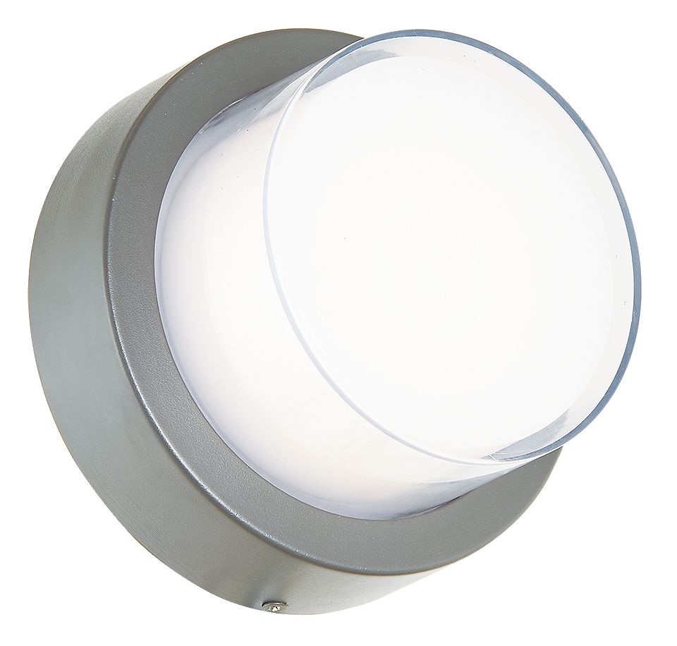 Image 3 ABRA Geo Round Wet Location Wall Sconce  Silica more views
