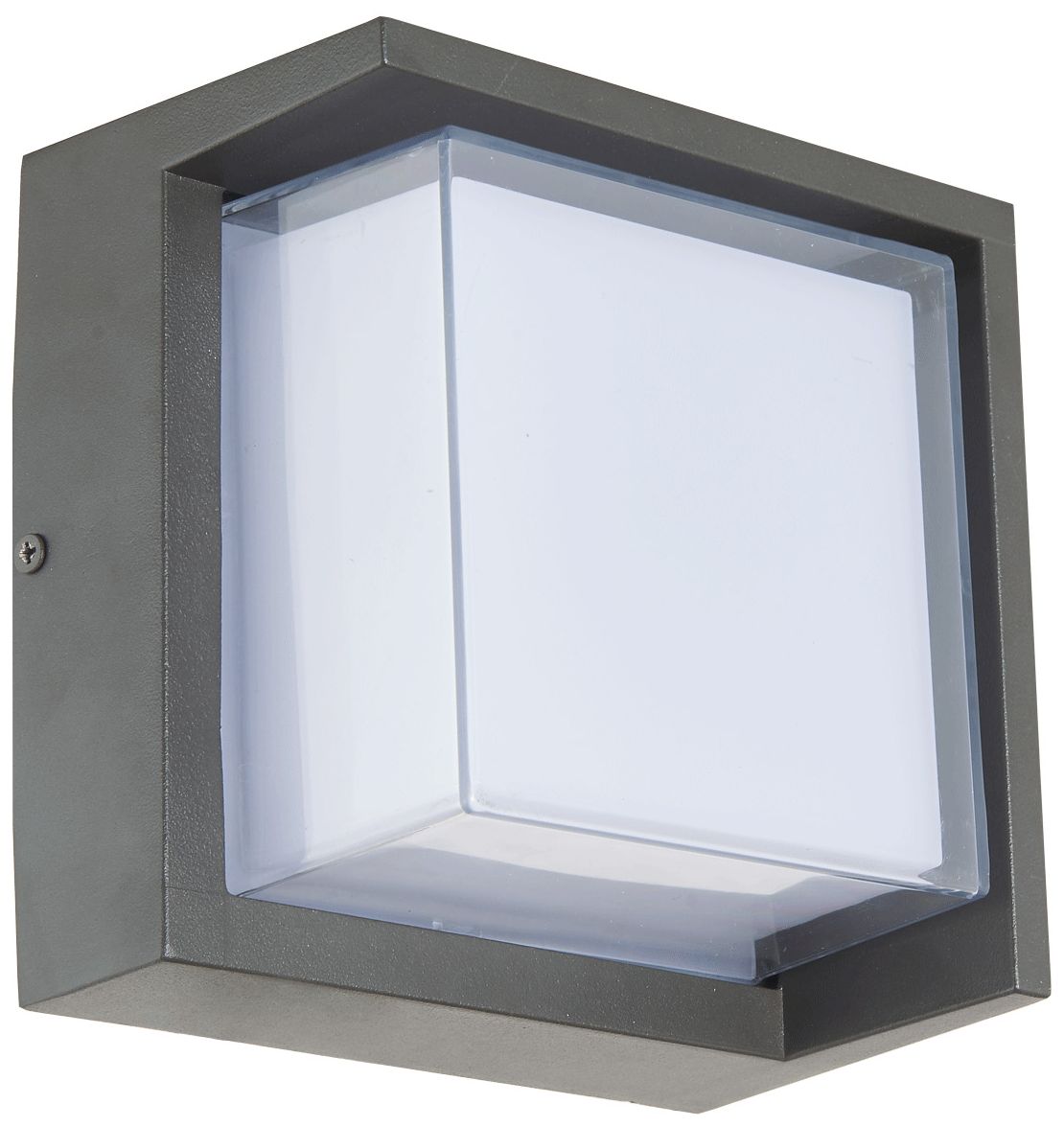 Image 2 ABRA Geo Square Wet Location Wall Sconce   Black more views