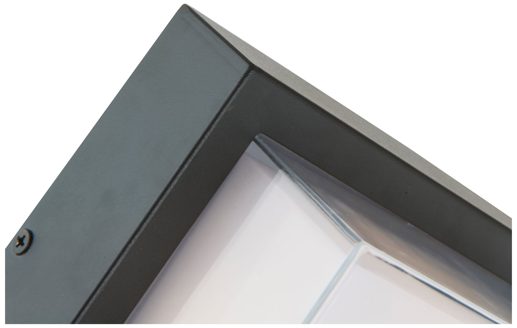 Image 3 ABRA Geo Square Wet Location Wall Sconce   Black more views