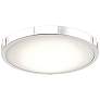 1_ABRA Halo 17" Low Profile Frosted Glass Flushmount   LED Chrome