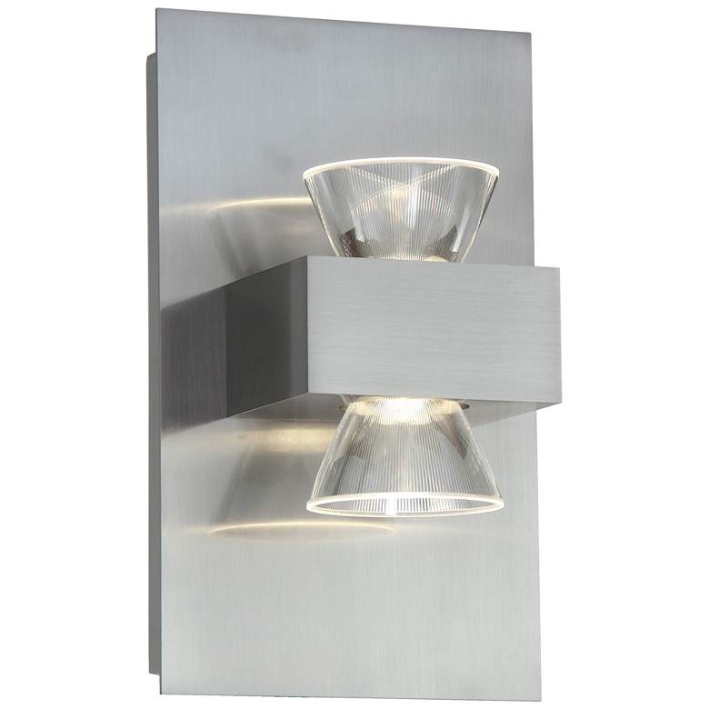 Image 1 ABRA Jet 3 Light Up and Down Wall Fixture Nickel