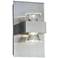 ABRA Jet 3 Light Up and Down Wall Fixture Nickel